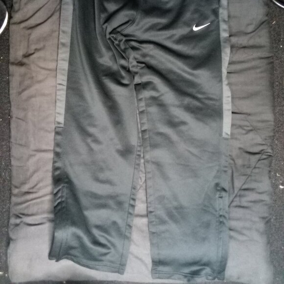 Vintage Y2K Nike Dri-Fit Striped Sweat Pants Joggers Trainers - Picture 3 of 8